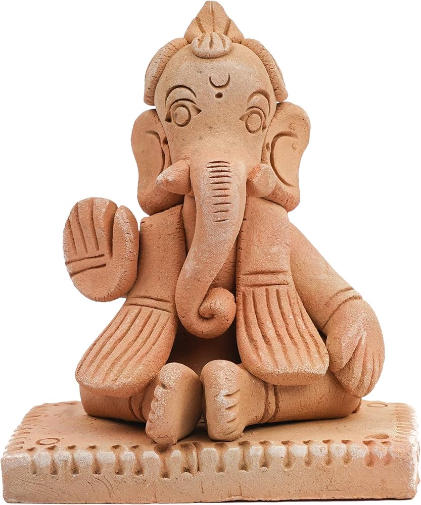 HAND MADE TERRACOTTA LORD GANESHA IDOL